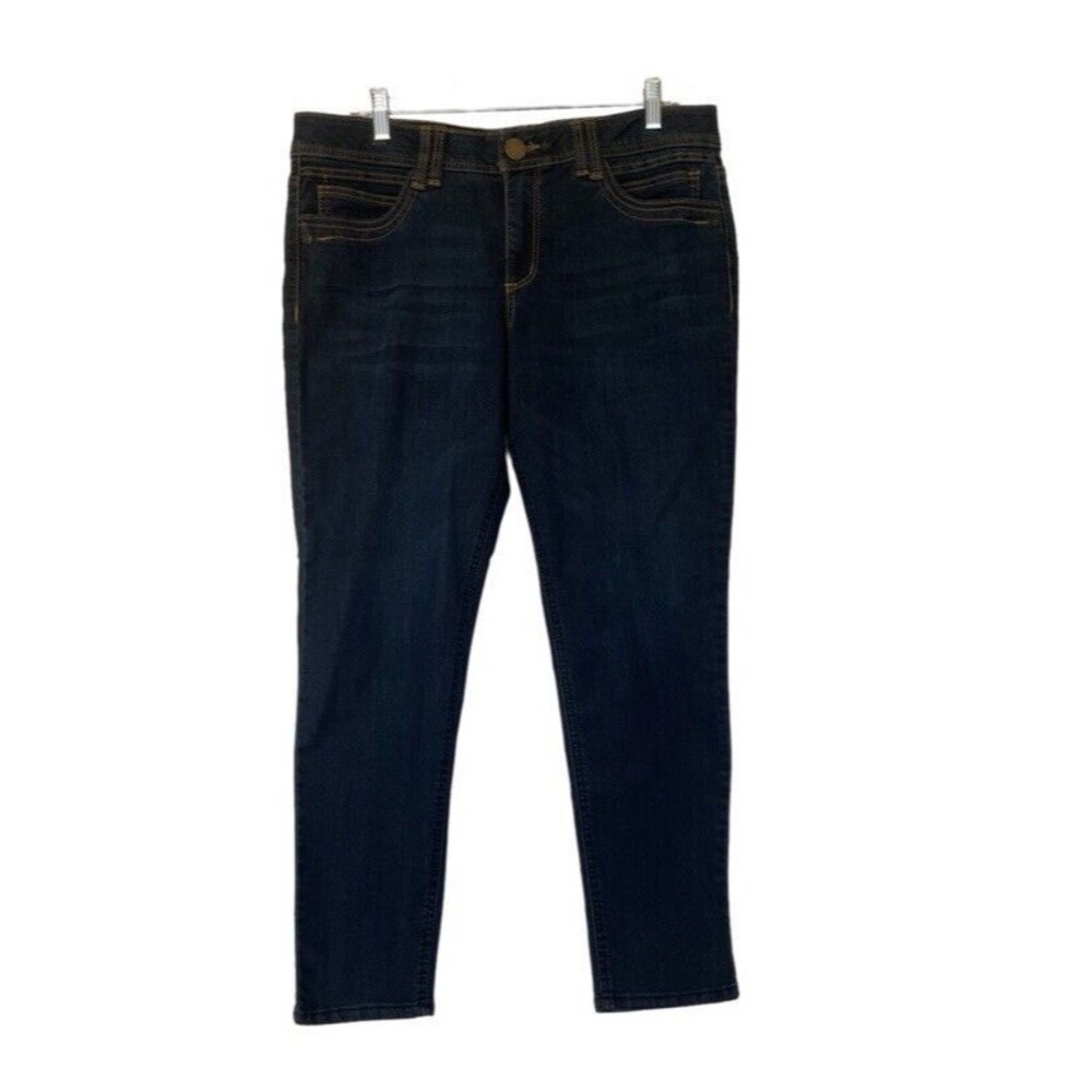 Democracy Ab-Solution Booty Lift Jeans Size 14 Dark Wash Stretch